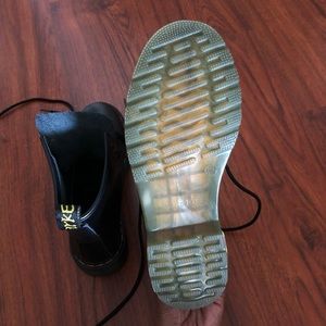 Dr. Martens inspired combat boots.